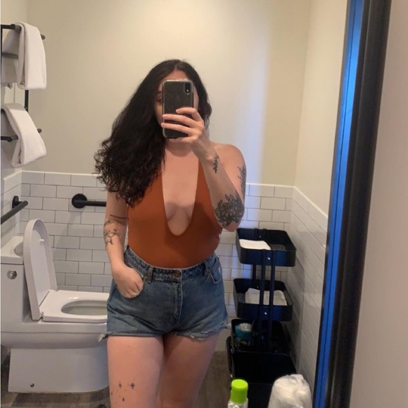 Resa Sydney Bodysuit in Rust - Picture 2 of 2